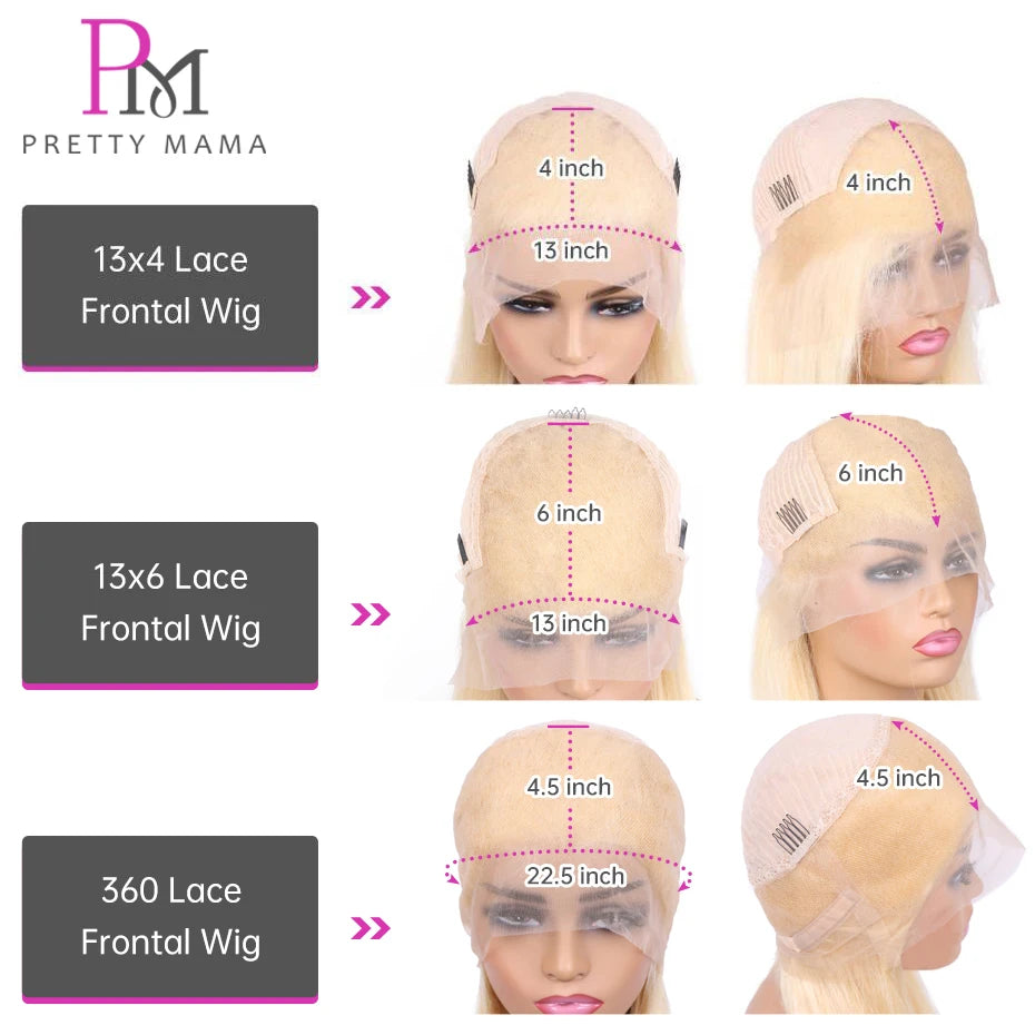 613 Blonde 5x5 Glueless Lace Closure Wig – Body Wave Pre-Plucked Transparent Lace
