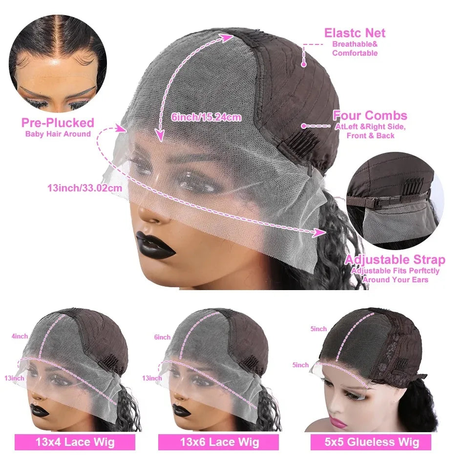 1B/30 Ombre Brown Highlight Body Wave Lace Front Wig – 13x4, 13x6 & 5x5 Glueless