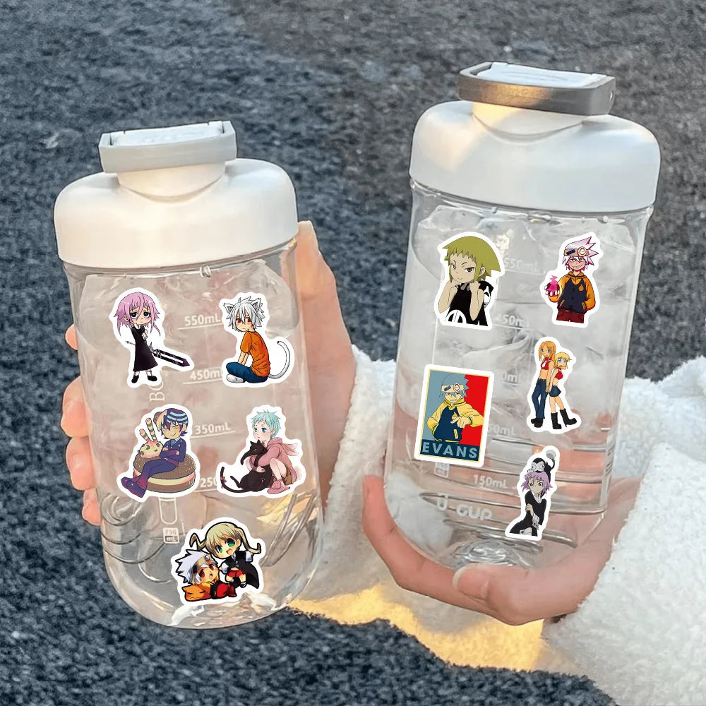 100PCS Soul Eater Cartoon Graffiti Stickers Japanese Manga Fashion DIY Guitar Phone Laptop Suitcase Water Cup Skateboard Decals