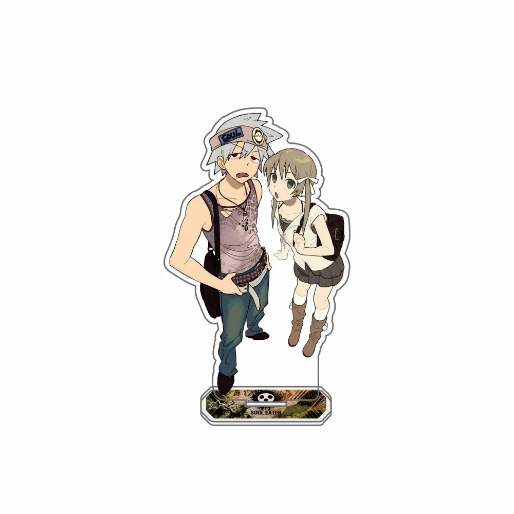 Soul Eater 15cm Acrylic Standee Anime Figure keyring Death the Kid Maka Albarn Black Star Tsubaki Desk Ornament Gift