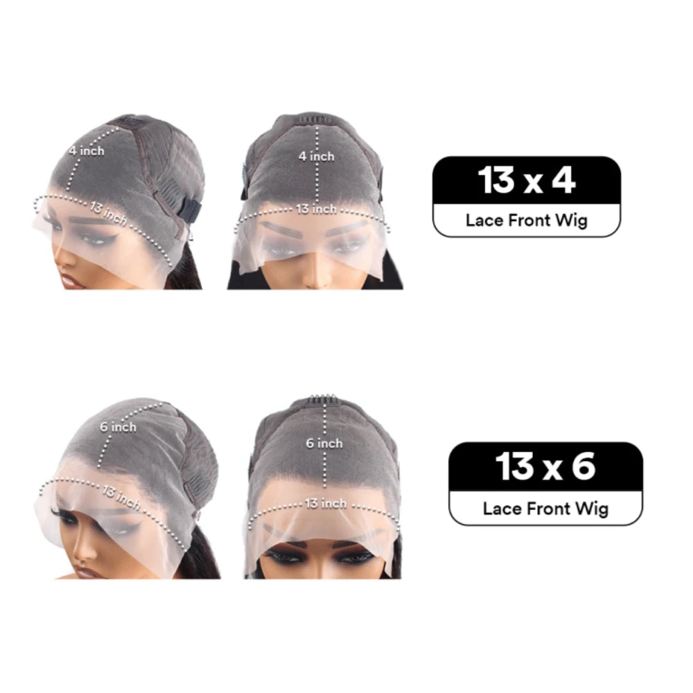 Chocolate Brown Body Wave Lace Front Wig – 13x6 HD Transparent, 30 Inch Pre-Plucked Color Wig