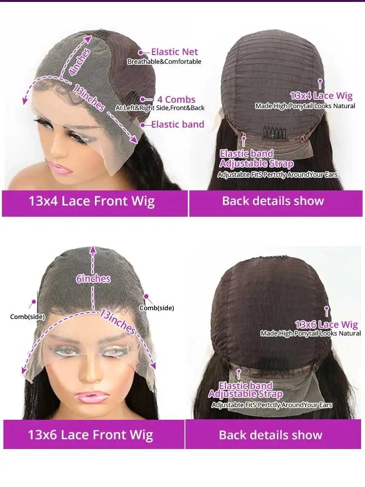 Deep Wave Jerry Curly 13x4 Lace Front Wig – 13x6 HD Transparent, 250% Density