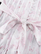 YSONA Floral Print Layered Ruffle Dress — styling view | Women's Dress | Shop YSONA