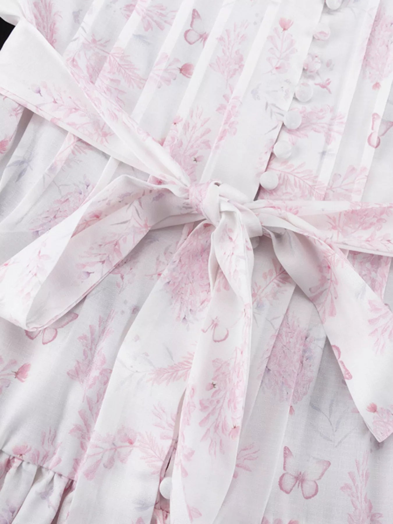 YSONA Floral Print Layered Ruffle Dress — styling view | Women's Dress | Shop YSONA