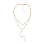 ALDO Gold Elastane Necklace
