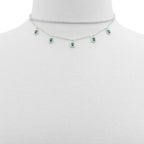 ALDO Green Elastane Necklace