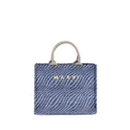 Marni Blue Nylon Shoulder Bag