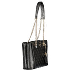 Guess Jeans Nero Poliuretano Women Handbag