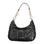 Mario Valentino Nero Polyurethane Women's Bag with Removable Shoulder Strap