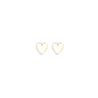 Self-Portrait Gold Brass Earrings