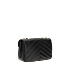 Saint Laurent Black Lamb Ovis Aries Shoulder Bag