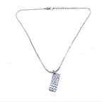 Christian Dior Blue Trotter Pendant Necklace