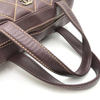Chanel Wild Stitch Handbag Mini Boston Red