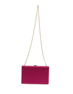 Dolce & Gabbana Pink Cotton Clutch Evening Crossbody Women Purse Bag