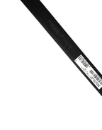 Dolce & Gabbana Men Black Classic Leather Metal Buckle Belt