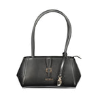 Guess Jeans Nero Poliuretano Donna Shoulder Bag
