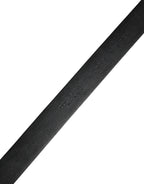 Dolce & Gabbana Men Black Classic Leather Metal Buckle Belt