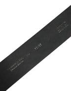 Costume National Red Wide Waist Silver Metal Buckle Belt