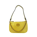 Twinset Yellow PU Women Shoulder Bag