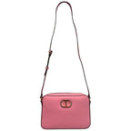 Twinset Pink PU Women Crossbody Bag