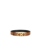 Ferragamo Brown Calf Leather Bos Taurus Regular Belt