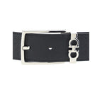 Ferragamo Black Calf Leather Bos Taurus Belt