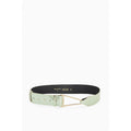 Patrizia Pepe Green Goatskin Regular Belt