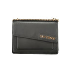 Cafenoir Black Polyurethane Women Shoulder Bag