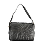 Cafenoir Black Polyurethane Women Shoulder Bag