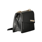 Cafenoir Black Polyurethane Women Shoulder Bag