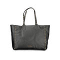 Cafenoir Black Polyurethane Women Shoulder Bag