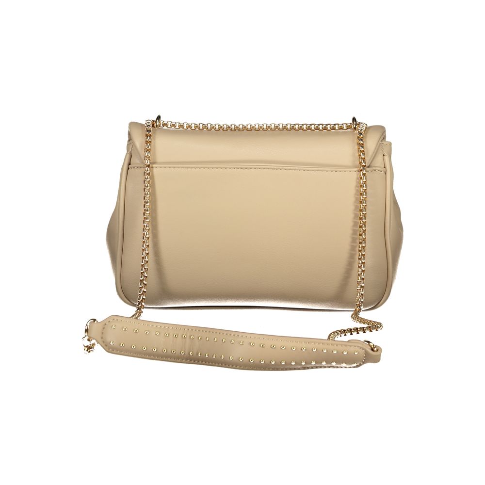 Cafenoir Beige Polyurethane Women Shoulder Bag