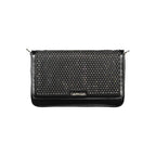 Cafenoir Black Polyurethane Women's Shoulder Bag