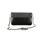 Cafenoir Black Polyurethane Women's Shoulder Bag