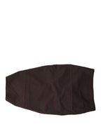 Dolce & Gabbana Brown Viscose Wide Belt Waist Cummerband Men