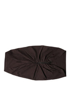 Dolce & Gabbana Brown Viscose Wide Belt Waist Cummerband Men