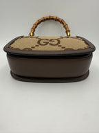 Gucci GUCCI BAMBOO 1947 GG Canvas Handbag