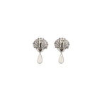 Alessandra Rich Silver Metal Earrings