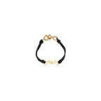 Saint Laurent Black Lamb Ovis Aries Bracelet