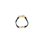 Saint Laurent Black Lamb Ovis Aries Bracelet