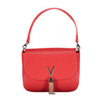 Mario Valentino Rosso Polyurethane Women's Bag with Removable Handles