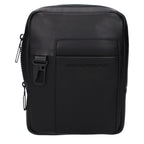 Piquadro Black Leather Crossbody Bag