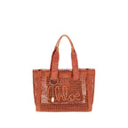 Chloé Red Raffia Shoulder Bag