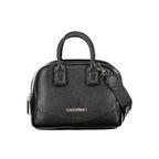Mario Valentino Black Synthetic Leather Women's Bag with Shoulder Strap