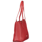 Mario Valentino Rosso Polyurethane Women's Bag With Zip Closure And Compartments