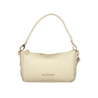 Mario Valentino Beige Polyurethane Women's Bag with Shoulder Strap