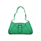 Mario Valentino Verde Polyurethane Women's Bag with Adjustable Shoulder Strap