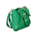 Mario Valentino Verde Polyurethane Women's Bag with Adjustable Shoulder Strap