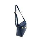 Baldinini Trend Blue Leather Women Crossbody Bag