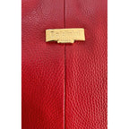 Baldinini Trend Red Leather Women Shoulder Bag